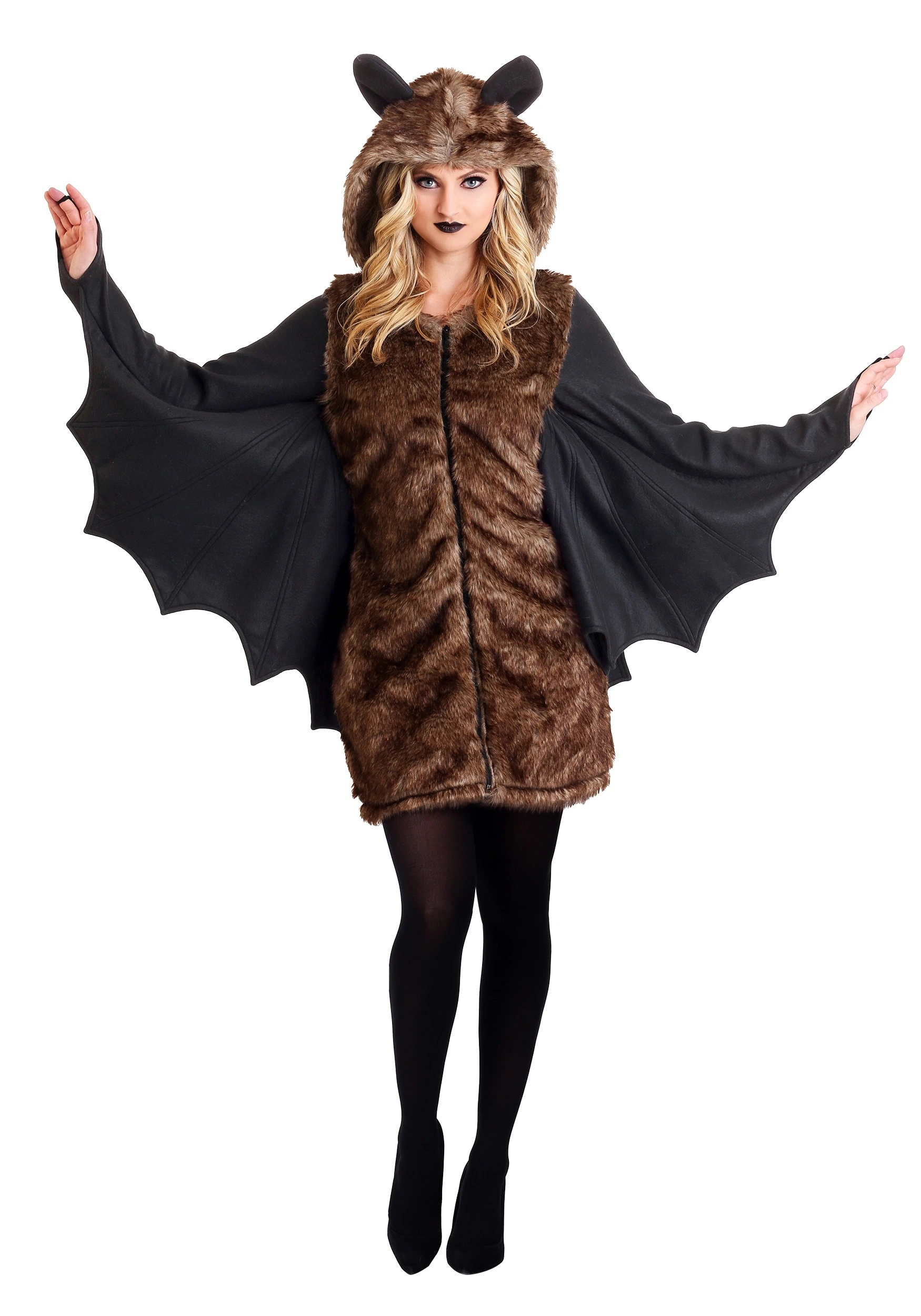 Women's Deluxe Bat Costume 3 Women's Deluxe Bat Costume