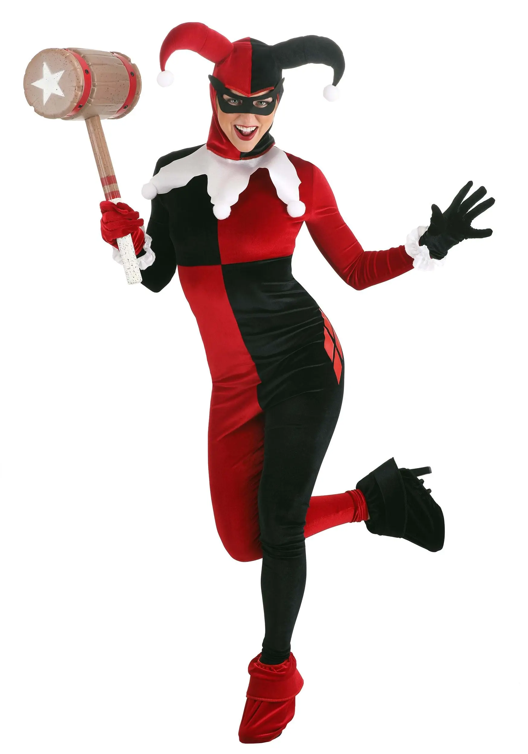 Deluxe Women's Harley Quinn Costume 3 Deluxe Women's Harley Quinn Costume