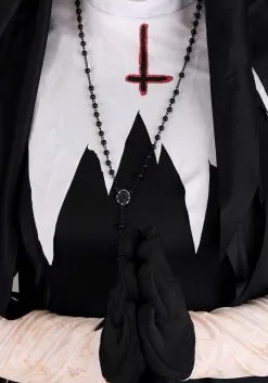 Dreadful Nun Costume For Women -Costumes Sales Store womens dreadful nun costume alt 4