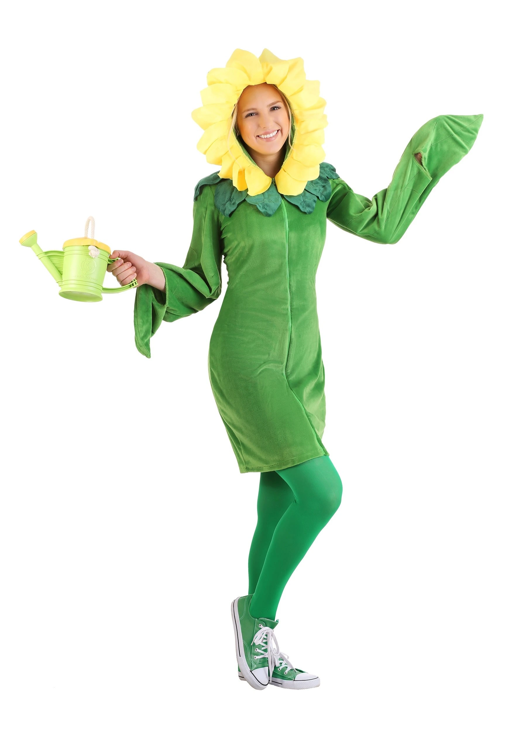 Women's Flower Hoodie Dress 5 Women's Flower Hoodie Dress - Image 3