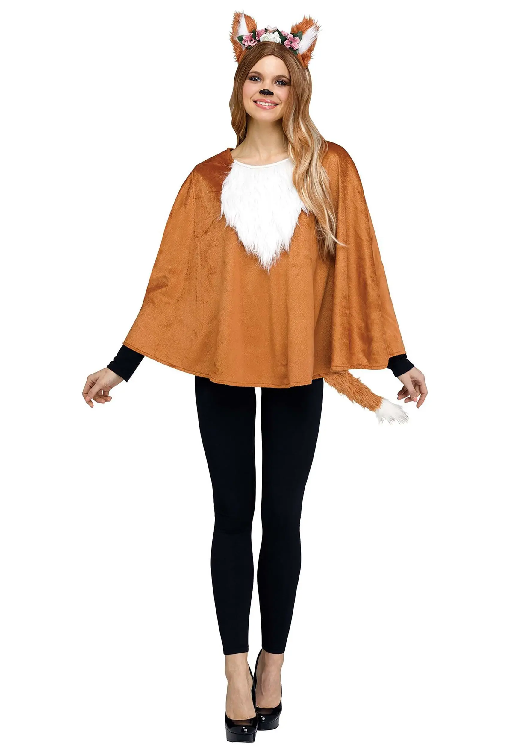 Fox Poncho For Women 3 Fox Poncho For Women