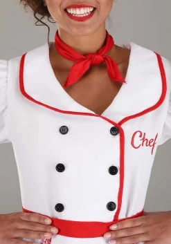 Fresh Chef Costume For Women -Costumes Sales Store womens fresh chef costume alt 4