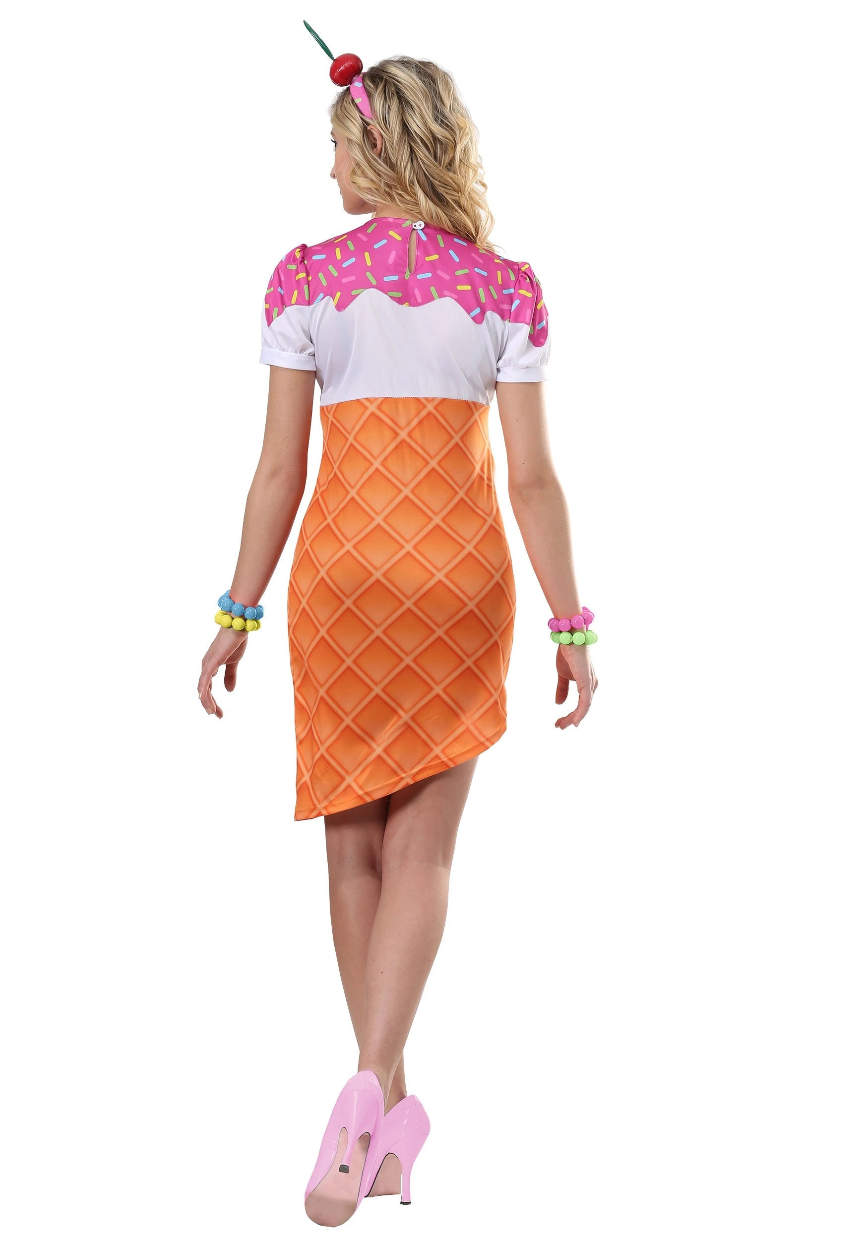 Womens Ice Cream Cone Costume 4 Womens Ice Cream Cone Costume - Image 2