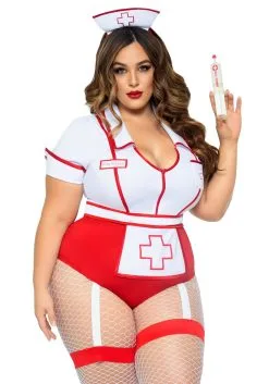 Plus Size Feelgood Nurse Costume For Women 11 Plus Size Feelgood Nurse Costume For Women -Costumes Sales Store womens nurse feelgood costume alt 3