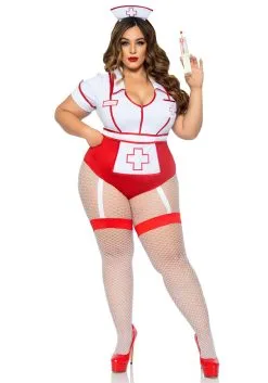 Plus Size Feelgood Nurse Costume For Women 12 Plus Size Feelgood Nurse Costume For Women -Costumes Sales Store womens nurse feelgood costume alt 4