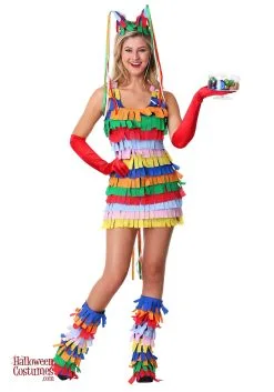 Women's Pinata Costume Dress -Costumes Sales Store womens pinata costume dress alt 3