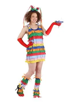Women's Pinata Costume Dress -Costumes Sales Store womens pinata costume dress alt 7