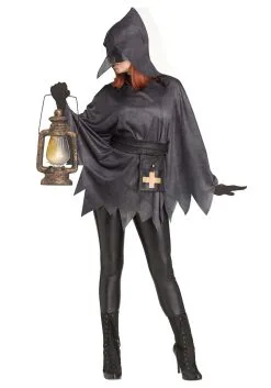 Plague Doctor Women's Poncho Costumes