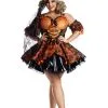 Harvest Witch Costume For Plus Size Women -Costumes Sales Store womens plus harvest witch costume