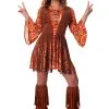 Plus Size Fringe Hippie Women's Costume