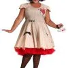 Women's Plus Size Voodoo Doll Costume -Costumes Sales Store womens plus size voodoo doll costume
