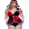 Sexy Plus Size Royal Queen Of Hearts Costume For Women 1 Sexy Plus Size Royal Queen Of Hearts Costume For Women -Costumes Sales Store womens sexy plus royal queen of hearts costume