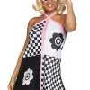 Swinging 60s Sweetie Womens Costume 2 Swinging 60s Sweetie Womens Costume -Costumes Sales Store womens swinging 60s sweetie costume