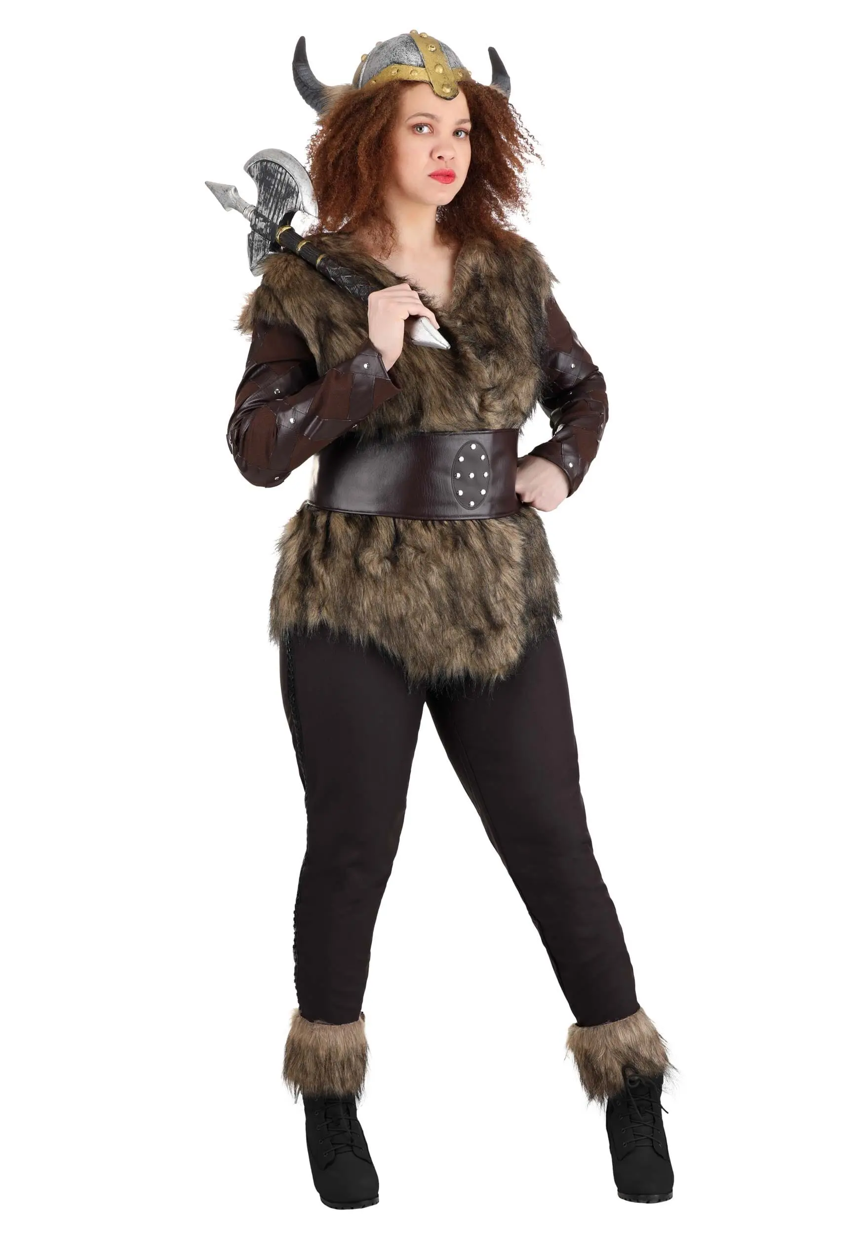 Warrior Viking Women's Costume 4 Warrior Viking Women's Costume - Image 2