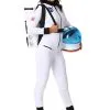 Women's White Astronaut Costume 1 Women's White Astronaut Costume -Costumes Sales Store womens white astronaut costume