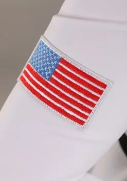 Women's White Astronaut Costume -Costumes Sales Store womens white astronaut costume alt 8