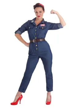 Women's WWII Icon Costume -Costumes Sales Store womens wwii icon costume alt 2