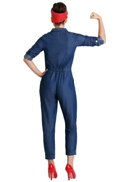 Women's WWII Icon Costume -Costumes Sales Store womens wwii icon costume alt 4