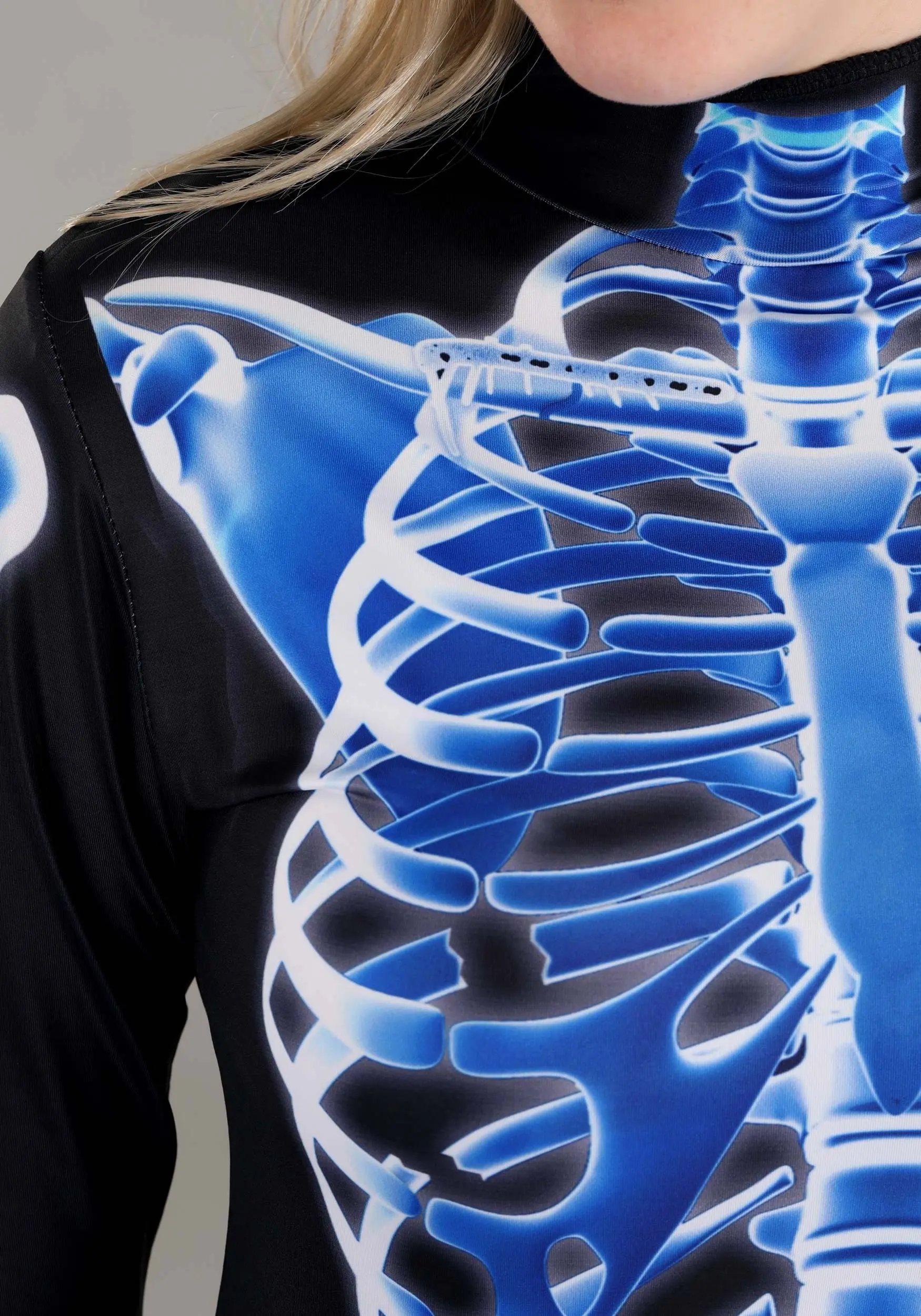 X-Ray Skeleton Jumpsuit Costume For Women 7 X-Ray Skeleton Jumpsuit Costume For Women - Image 5