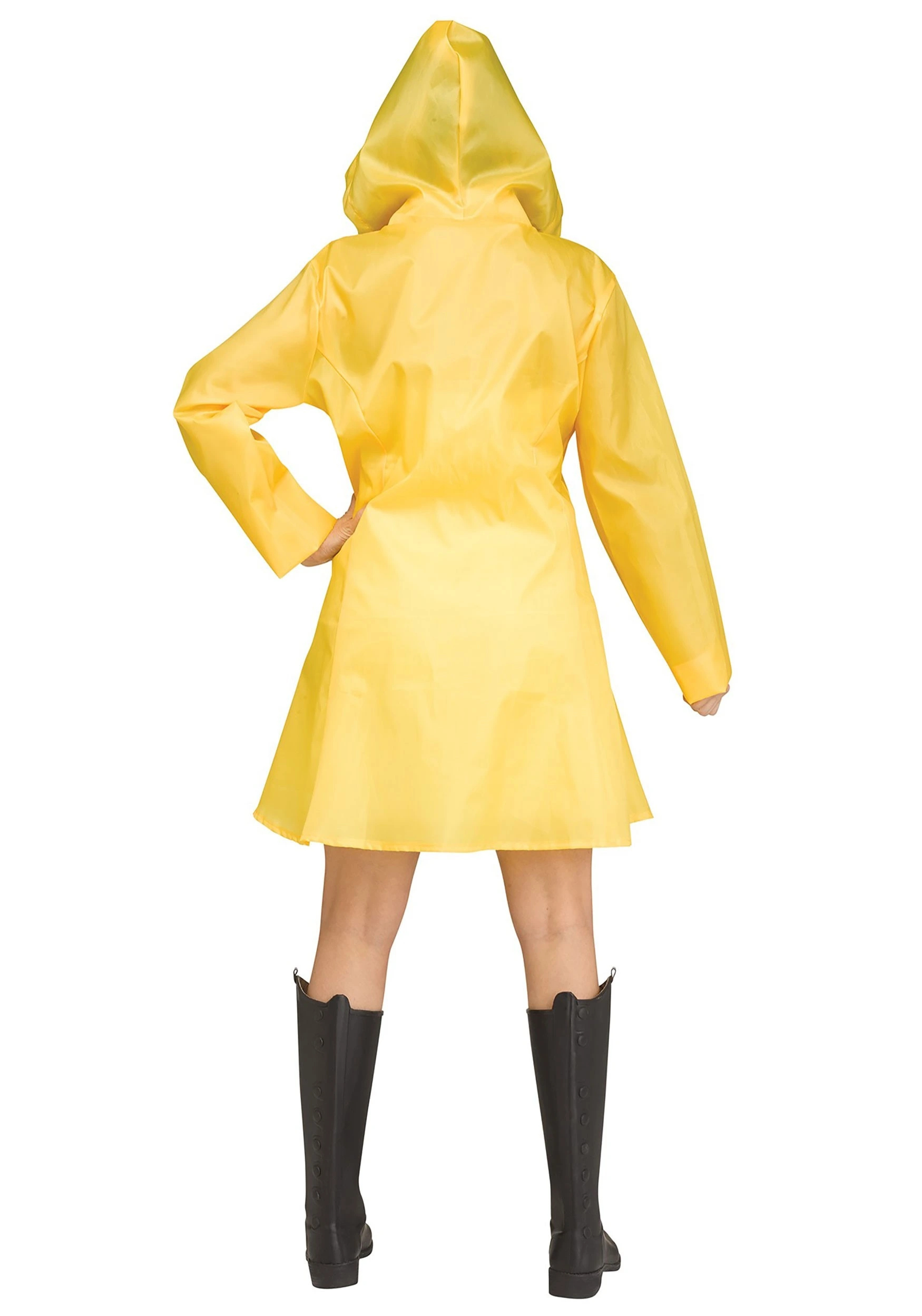 Women's Yellow Raincoat Costume 4 Women's Yellow Raincoat Costume - Image 2