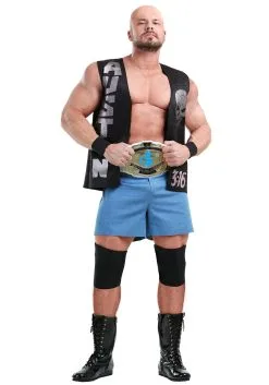 Adult Plus Size Stone Cold Steve Austin WWE Costume